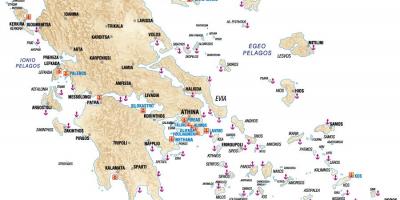 Hellas-poorten kaart