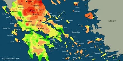 Weerkaart Griekenland
