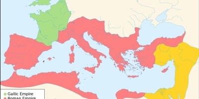 Het oude Griekenland en rome kaart